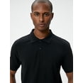 thumbnail image 3 of Polo Neck Slim Fit T-Shirt, 3 of 6