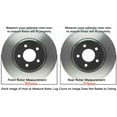 thumbnail image 4 of Detroit Axle -12pc Brake Kit for Dodge Nitro Jeep Liberty, Front and Rear Brake Rotors Ceramic Brakes Pads Front Wheel Bearing Hubs, 4 of 6