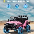thumbnail image 6 of Garvee 12V Kids Ride on Car with Remote Control, for Children 3-6 Years, Pink, 6 of 8