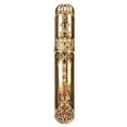 thumbnail image 1 of Estuche vintage para agujas con patrón estereoscópico grabado, elegante estuche para guardar agujas de coser, porta agujas, herramientas de costura DIY, dorado, 1 of 14