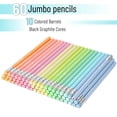thumbnail image 2 of Lápices Mr. Pen Jumbo 60 piezas 2 HB grafito pastel, 2 of 8