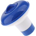 thumbnail image 1 of 5 Ih Floating Chlorine Dispenser Swimming Pool Dispenser Chlorine Tablets Tabs Tank Adjustable Release Tablet Floater for Indoor & Outdoor Swimming Pools - White & Blue, 1 of 8