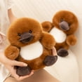thumbnail image 5 of Weight Plush Platypus Stuffed Animal Doll - Lifelike Soft Plush Toy for Kids Boys Girls - 8.7in, 5 of 9