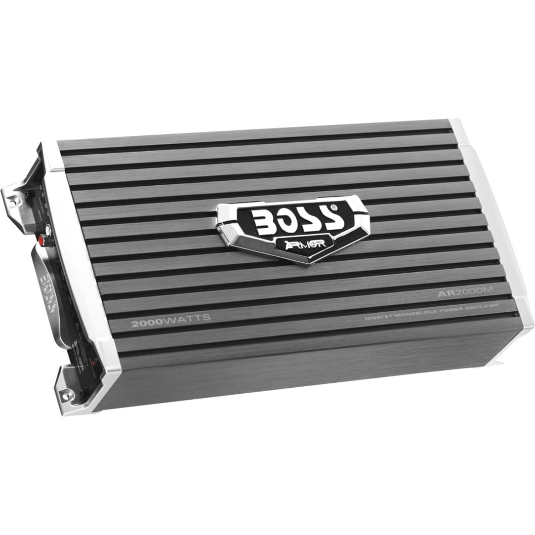 BOSS AUDIO AR2000M Armor 2000Watt Monoblock, Class A/B 2 to 8 Ohm