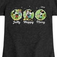 thumbnail image 3 of Disney - Jolly Happy Merry - Toddler & Youth Girls Short Sleeve Graphic T-Shirt, 3 of 5