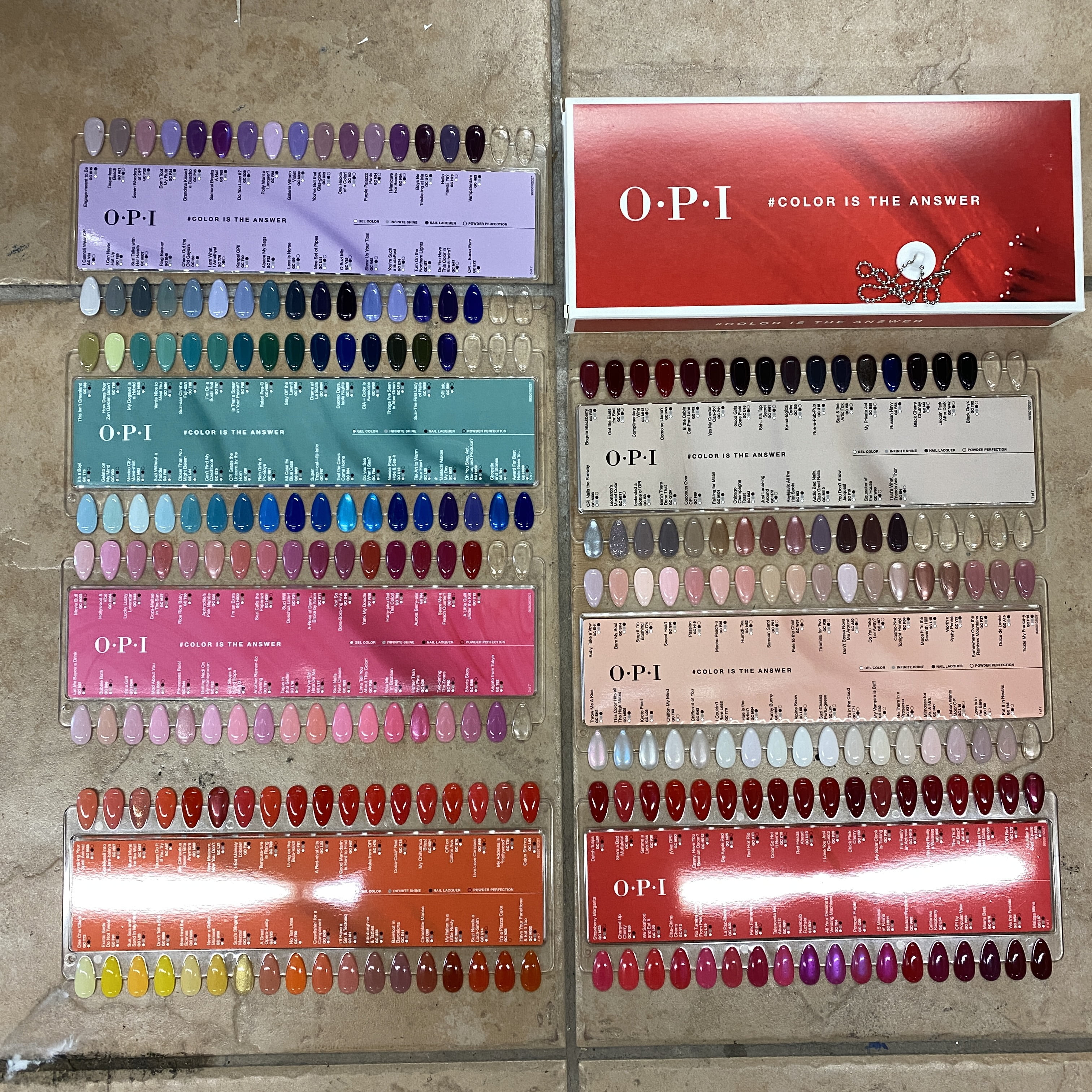 OPI Color Chart Color Is The Answer' 234/Display lupon.gov.ph