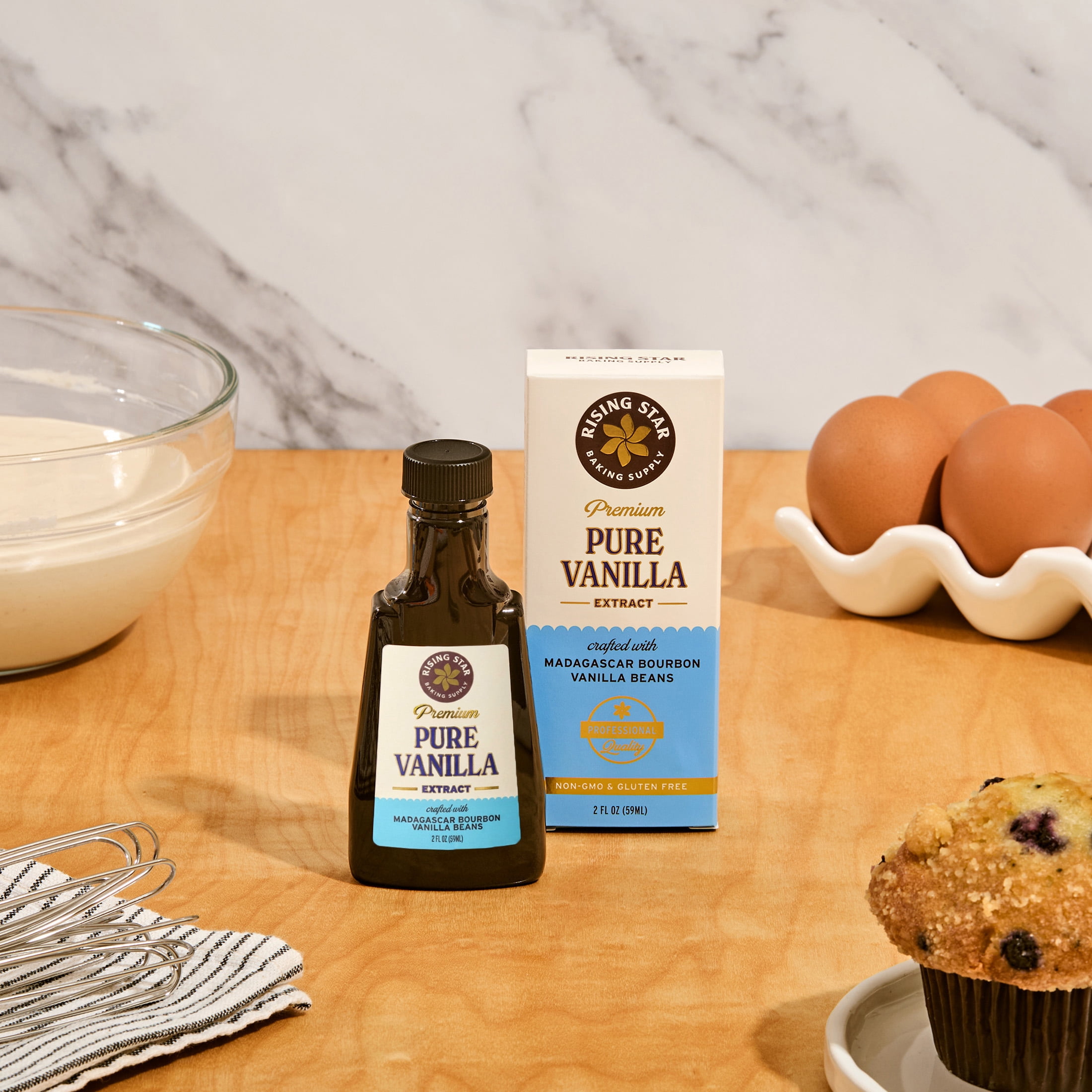 Rising Star Baking Supply Pure Vanilla Extract, 2 fl oz