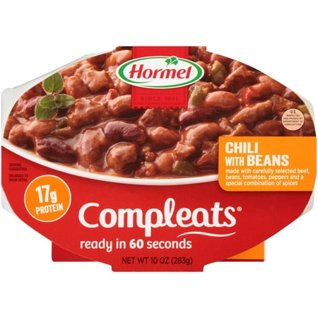 Hormel Compleats Chili with Beans 10 oz Sleeve