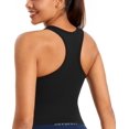 thumbnail image 1 of Camiseta sin mangas JOYSPELS Racerback Yoga Longline con sujetador, 1 of 7