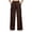A Coffee, variant on Wonens Sweatpants Woman Capri Pants Comeland Women Solid Color Elastic Waist Insert Diagonally Pocket Belt Pants Mint Green XXXXL