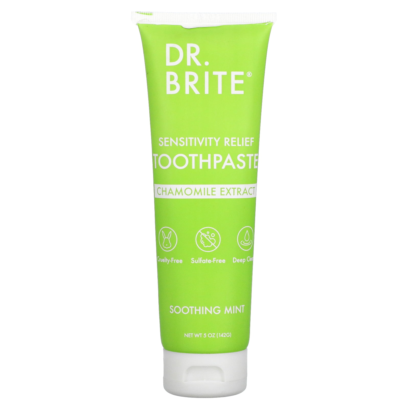 Sensitivity Relief Toothpaste, Soothing Mint, 5 oz (142 g), Dr. Brite ...