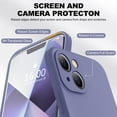 thumbnail image 2 of Compatible with iPhone 13 Case, Premium Silicone Upgraded [Camera Protection]  [Soft Anti-Scratch Microfiber Lining] Phone Case for iPhone 13 6.1 inch - Lavender Grey, 2 of 14
