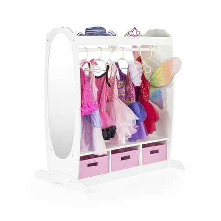 Dress Up Storage Center White Walmart Com