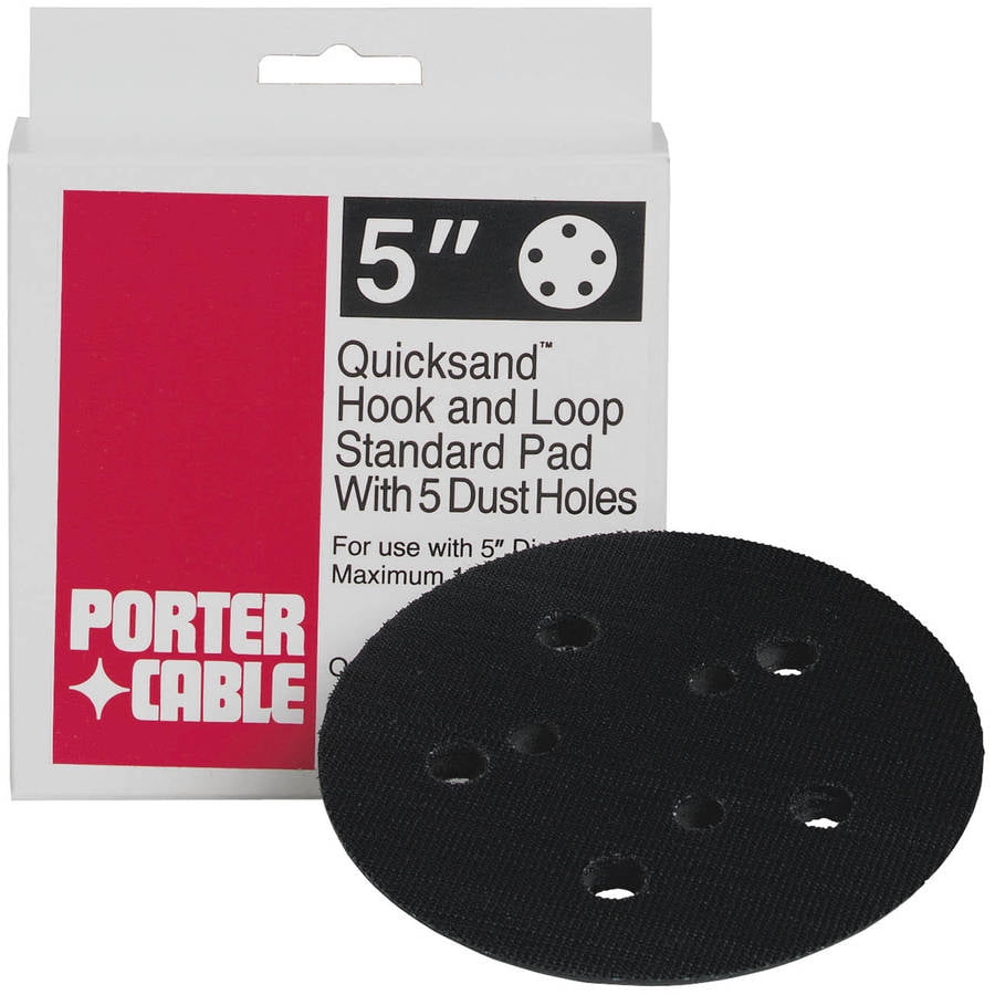 Porter Cable 13904 Aftermarket 5/" 5 Hole Hook /& Loop Random Orbit Sander Pad 2PK