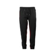 thumbnail image 2 of Men's Athletic Sport Casual Running Jogging Gym Two Tone Sweat Tracksuit Gym Set (M, Unique 3 Burgundy/Black), 2 of 4