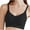 Black, variant on Push up Bras for Women Wireless Bra Soft Seamless Comfortable Wire Free Bralette with Support
