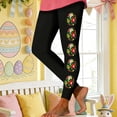 thumbnail image 6 of DDAPJ pyju Easter Day Graphic Soft Leggings for Women High Waisted Yoga Pants Buttery Soft Stretchy Workout Leggings Tights Red XXXL, 6 of 6