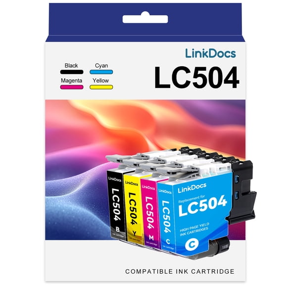 LC504 Ink cartridges compatible for Brother LC504 Ink for Brother Ink LC504 Printer Ink