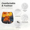 thumbnail image 4 of KLL Glowing Mushroom In Forest Pattern Shorts Women,Athletic Shorts High Waisted Running Shorts Pocket Sporty Short Gym Elastic Workout Shorts-Medium, 4 of 7