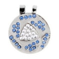thumbnail image 1 of de con clip de visera y sombrero para golf de cristal de aleación de zinc - Color aleatorio, 1 of 5