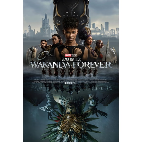 Black Panther Wakanda Forever Movie Poster Glossy Quality Paper No Frame Photo Art Print Size 11x17