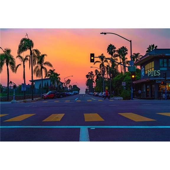 36 x 24 in. University Heights, San Diego at Park Fine Print Wall Art