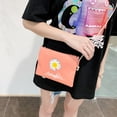 thumbnail image 1 of Bolsa 4 unids/set Mochila de Lona chica estudiante Likrtyny Estilo Preppy rosa, 1 of 8