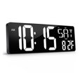 thumbnail image 1 of 42cm Lar  LED Digital Perpetual Calendar Clock Brightness Adjustable Temperature Date Week Display Alarm Clock With RE ,Multi Purpose, 1 of 7