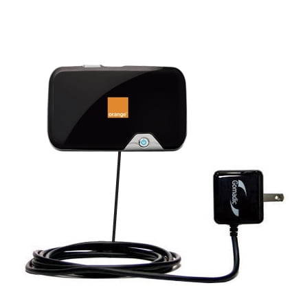 Gomadic Intelligent Compact AC Home Wall Charger suitable for the Novatel MIFI 3352 - High output power with a convenient, foldable plug design - Uses