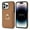 Brown, variant on Leather Wallet Card Slot Phone Case For iPhone 16 Pro Max 16E 15 Plus 14 Pro 13 12/12pro 11 & Samsung S25 Ultra S24 FE S23 Plus S22 S21 A54 A53 A52 A14 A13  Ring Holder Stand Cover