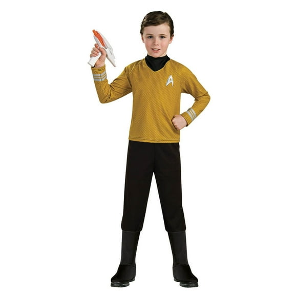 Ruby Slipper Sales Co., LLC (Rubies) Star Trek Movie Deluxe Gold Shirt Costume Child Small Male