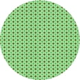 thumbnail image 1 of Ahgly Tapis Rond Lavable en Machine Intérieur Vert Jade Transitionnel, 3 Pieds Rond, 1 of 7