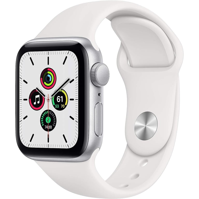 Pre-Owned Apple Watch SE GPS + Cellular, 44mm Silver Aluminum Case