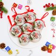 thumbnail image 4 of Juego de bolas de espuma para árbol de Navidad de 8 cm, esferas decorativas para el hogar, fiestas, adornos colgantes, decoración de Año Nuevo, regalo de Navidad, 4 of 5