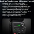 thumbnail image 6 of Godox V100 N V100-N 100Ws TTL Flash for Nikon Cameras, 400 Full Power Flashes, 1.7s Recycle Time, 2.4G Wireless with External Flash, HSS Speedlight, Touchscreen Flash (Godox V100-N USA Version), 6 of 10