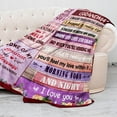 thumbnail image 2 of LHSHID Grandma Gifts BlanketGrandma Birthday GiftsGreat Best Grandma GiftsGifts for Grandma from Grandchildren Granddaughter GrandsonNew Grandma GiftsGrandmother Throw Blanket 30"x40", 2 of 6