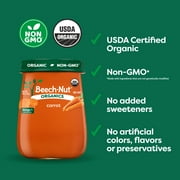 Beech-Nut Organics Stage 1 Organic Baby Food, Carrots, 4 oz Jar