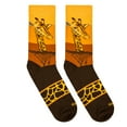 thumbnail image 6 of Cool Socks, Wild African Safari, Jungle Animal Design Fun Socks for Men, Giraffe, 6 of 6