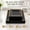 Black and Gold, variant on 60 Pack Black Square Plastic Plates with Gold Rim, 30 Disposable 9.5 Inch Dinner Plates & 30 6.5 Inch Dessert Plates for Weddings, Birthdays, Graduations
