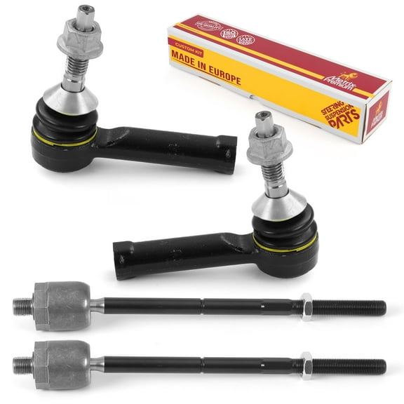 Metrix Premium Chassis Parts - 4 PC Inner & Outer Tie Rod End Kit Fits 2010-2012 Ford Flex, Taurus SE, SEL, 2010-2012 Lincoln MKT, 2009-2012 MKS, Replacement EV800775, ES800222, Made in Europe