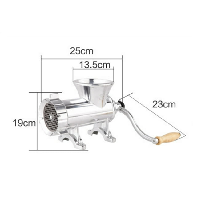 Large Meat Grinder 32 Multi-function Aluminum Alloy Home Hand Electric Stainless Steel Meat Grinder ,Easy Installation