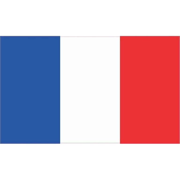 National Flag Of France: Blue, White And Red Vertical Stripes