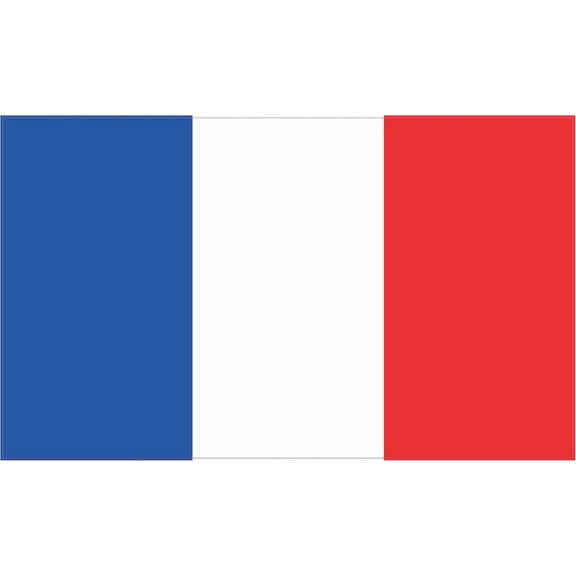 5in x 3in France Flag Magnet French Country Vinyl Car Magnetic Magnet