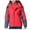 Red, variant on KIHOUT Deals Women Detachable Cap And Windproof Raincoat Thick Three-in-one Jacket Outdoor Sports Warm Jacket