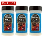SPICE SUPREME MSG (Seasoned Salt) 6.5 Oz (Pack of 3)