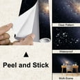 thumbnail image 4 of Peel and Stick Wallpaper M33 Triangulum Galaxy Modern Art Wall Mural Decor Self Adhesive and Removable 100in x 144in, 4 of 8