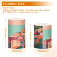 thumbnail image 6 of Yayeee Flameless Candles with Remote Flickering Battery Operated Multi Color Changing, Cityscape Painting, 6 of 7