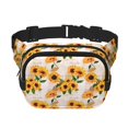 thumbnail image 1 of Disketp Sunflower 5 Riñonera de Doble Capa, Bolsa de Cintura Ajustable para Viajes, Correr y Senderismo, Riñonera Ligera para Hombre y Mujer, 1 of 9