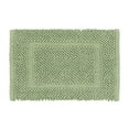 thumbnail image 2 of Jean Pierre New York Sophie Border 100% Cotton Bath Mat - Non-Slip Bath Rug - Sage Green - 20" x 32", 2 of 8