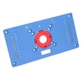 thumbnail image 4 of Graflsoa Plaque d'Insertion de Table de Défonceuse en Alliage d'Aluminium avec 4 Anneaux Rouges et Vis pour Outils de Menuiserie, 4 of 6